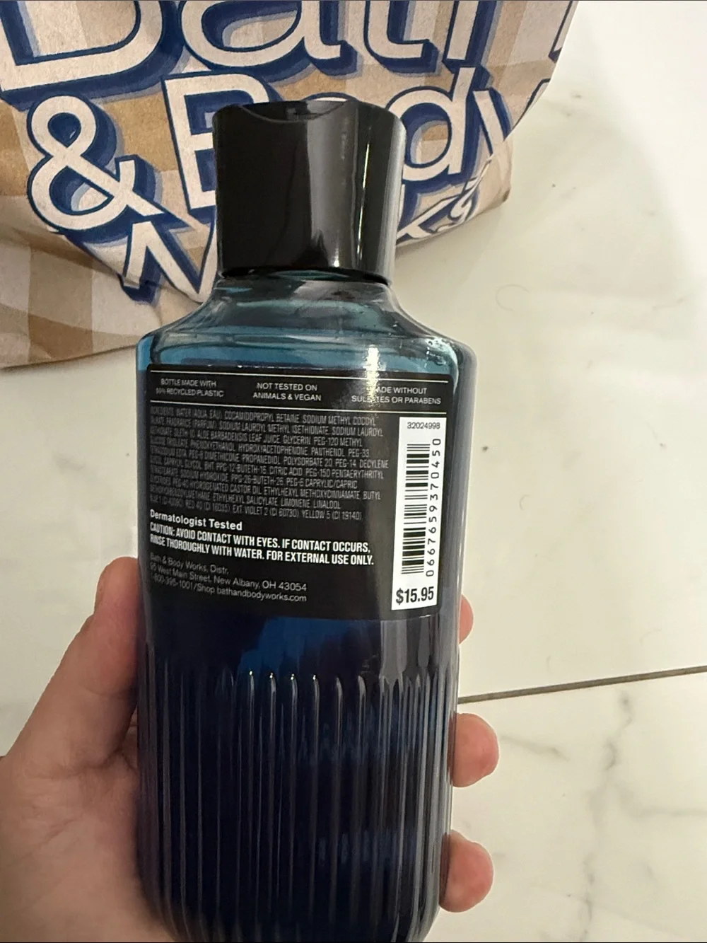 Bath & Body Works Ocean 3-in-1 Hair Face & Body Wash